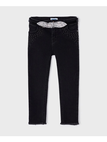 mayoral παντελονι μακρυ ζωνη 3509-61 black
