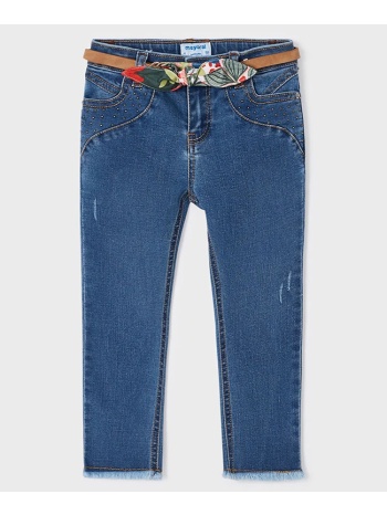 mayoral παντελονι μακρυ ζωνη 3509-60 denimblue