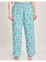 parabita παντελόνι βισκόζης με λαχούρια 012410205947-001 multi