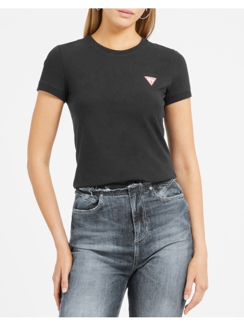 guess ss cn mini triangle tee μπλουζα γυναικειο