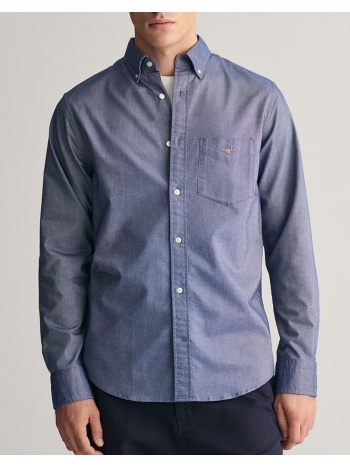 gant υποκαμισο μμ reg oxford shirt 3g3000200-423 indigo