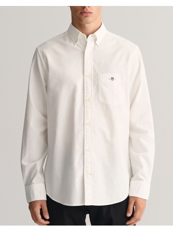 gant υποκαμισο μμ reg oxford shirt 3g3000200-110 white