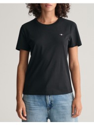 gant μπλουζα κμ reg shield ss t-shirt 3gw4200200-5 black