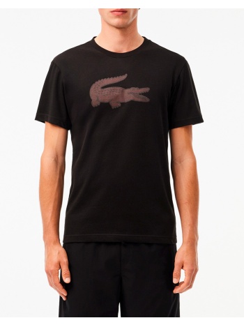 lacoste μπλουζα κμ tee-shirt 3th2042-7v2 redwine