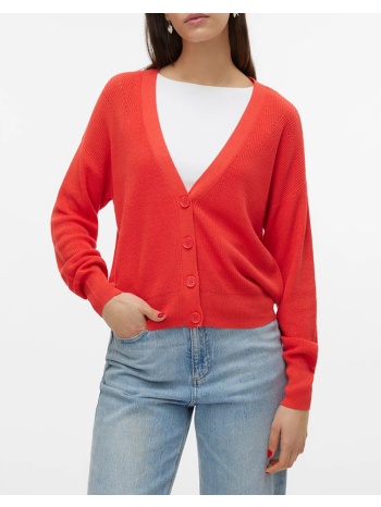 vero moda vmnewlexsun ls short v-neck car ga noos