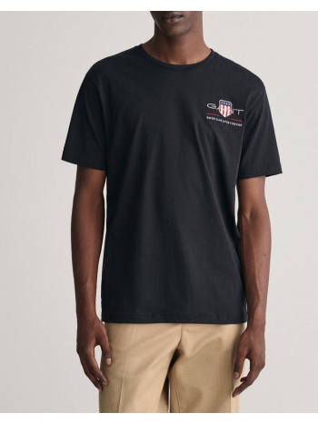 gant μπλουζα κμ reg archive shield emb ss t-shirt