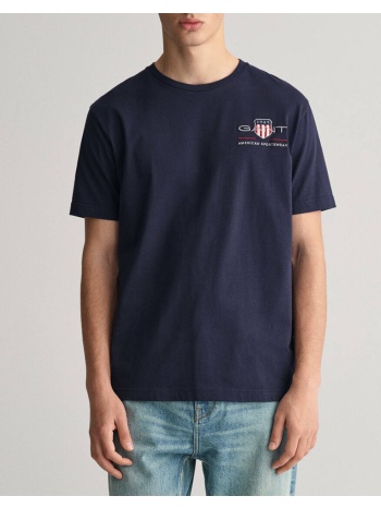 gant μπλουζα κμ reg archive shield emb ss t-shirt