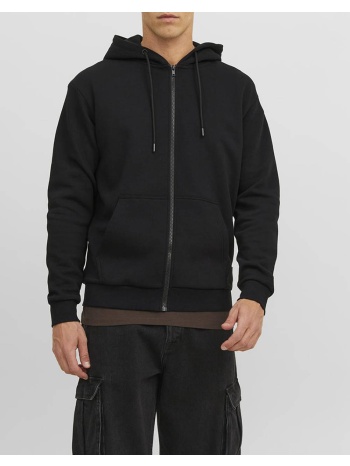 jack&jones jjebradley sweat zip hood noos 12249342-black