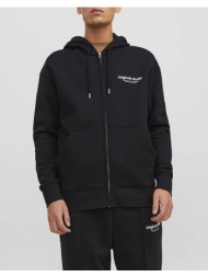 jack&jones jorvesterbro sweat zip hood noos 12241691-black black