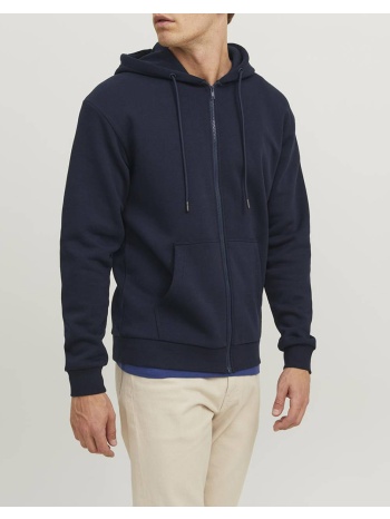 jack&jones jjebradley sweat zip hood noos 12249342-navy