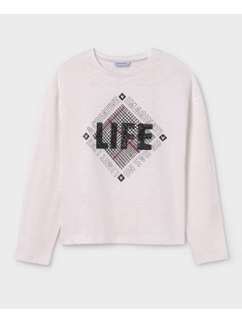 mayoral μπλουζα μακρυμανικη 07008-82 ecru σε προσφορά