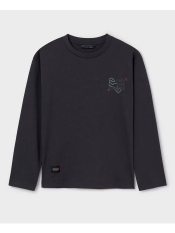 mayoral μπλουζα μακρ/κη `racers` 07089-49 darkslategrey σε προσφορά