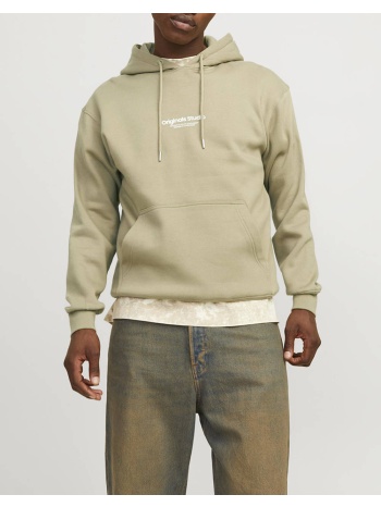 jack&jones jorvesterbro sweat hood 12241687-silver sage