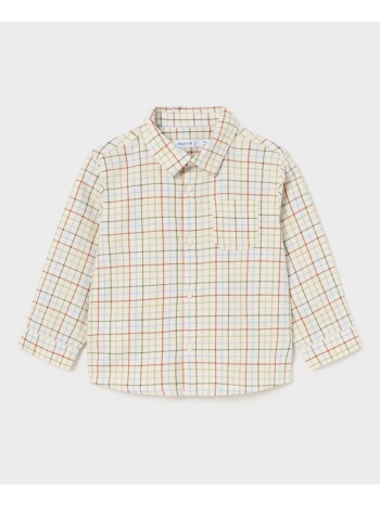 mayoral πουκαμισο μακρυμ καρο βιελα 02191-67 lightgreen