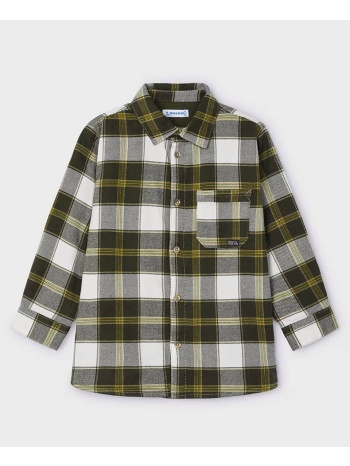 mayoral πουκαμισο καρο 04107-82 green