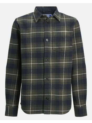 jack&jones jorjames flannel check shirt ls jnr 12260989-sky