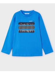 mayoral μπλουζα μακρυμαν διαδραστικη 04055-93 blue