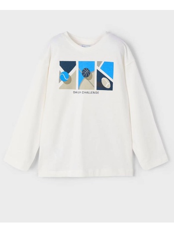 mayoral μπλουζα μακρ/κη`daily 04043-95 blue σε προσφορά