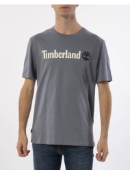 timberland kenn linear logo short sleev tb0a5upq-073 gray