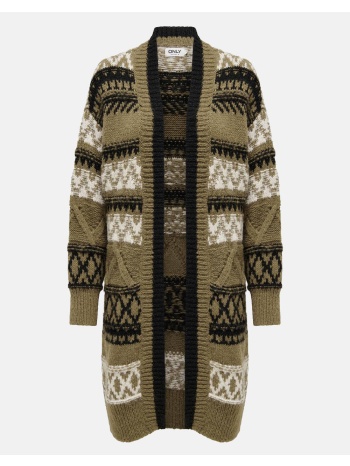 only onlshirly life ls jq open cardig knt 15327648-malt