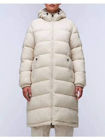 napapijri a-box logo long h w np0a4hz3-npn90 biege σε προσφορά