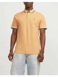 jack&jones μπλουζα αντρικη jjepaulos polo ss noos 12136668-apricot ice orange