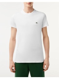 lacoste μπλουζα κμ tee-shirt 3th6709-001 white