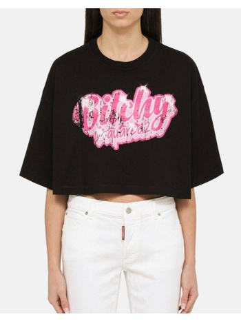 dsquared2 μπλουζα s75gd0397s24662-900 black σε προσφορά