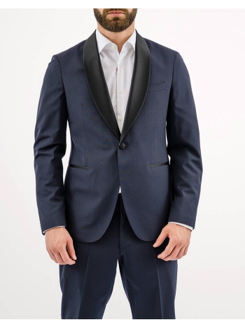 michael kors tuxedo shawl ng mk0st01032-411 navyblue