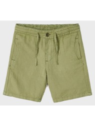 mayoral βερμουδα λινο ξεβαμμενη 3221-68 khaki