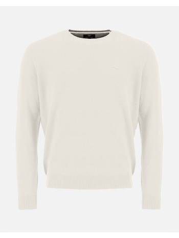 fynch-hatton merino ws o-neck 1213 800-823 offwhite