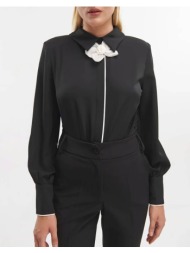 fibes πουκαμισο 03-6892-black black
