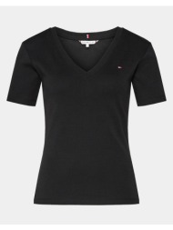 tommy hilfiger new slim cody v-neck ss ww0ww40584-bds black