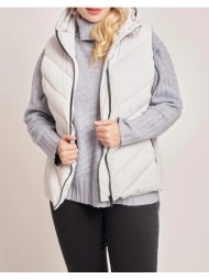 parabita αμάνικο μπουφάν με ελαστικά πλαϊνά 012420708555-015 lightgray