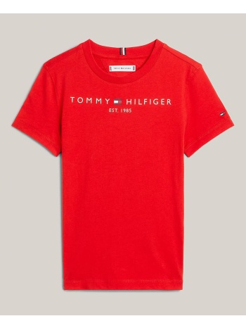 tommy hilfiger essential tee s/s ks0ks00210-2y-7y-xnl red