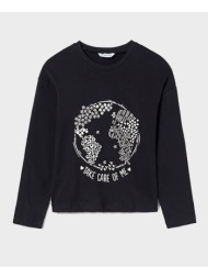 mayk mayo 07056-kg μπλουζα μακρυμανικη 07056-023 black