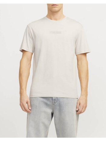 jack&jones jjtaka tee ss crew neck 12269369-moonbeam cream σε προσφορά