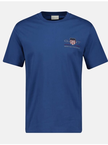 gant μπλουζα κμ reg archive shield emb ss t-shirt