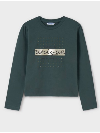 mayoral μπλουζα μακρυμανικη basic 00830-27 darkgreen