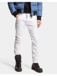 dsquared2 πανταλονι 5τσεπο s74lb1492s39781-100 white