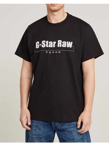 g-star symbols print loose r t d25970-c336-6484 black σε προσφορά