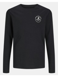 jack&jones jjeswift tee ls noos jnr 12258973-black black