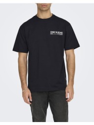 only&sons onskazbah print rlx ss tee 22033751-blackkazbahblack black