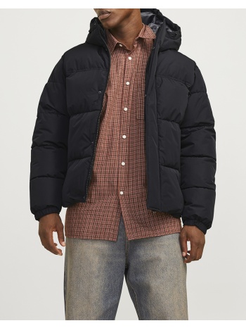 jack&jones jjebradley puffer hood sn 12256974-black black