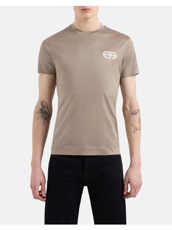 emporio armani t-shirt 8n1tf51juvz-0643 biege