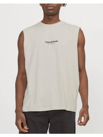jack&jones jorvesterbro sleeveless tee sn 12250430-moonbeam σε προσφορά