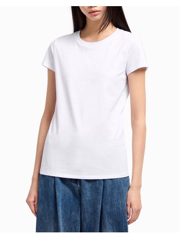 armani exchange t-shirt xw000530af10359-u0002 white σε προσφορά
