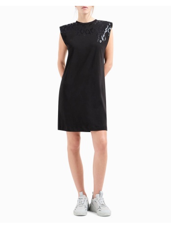 ea7 dress 7w000481af10373-uc001 black σε προσφορά