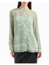 armani exchange shirt xw000570af12051-f7037 mintgreen