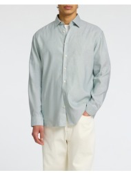 selected slhreg-leo light shirt ls noos 16096545-iceberg greenmixedw.white mintgreen